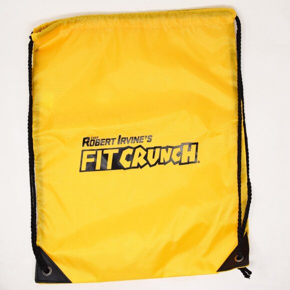 Robert Irvine Fit Crunch Cinch Backpack Sack Bag Unisex Set of 2 Gym Dorm Travel - Picture 3 of 7